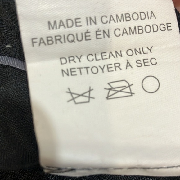 1670 Men's Black Pants pleated - Picture 10 of 16